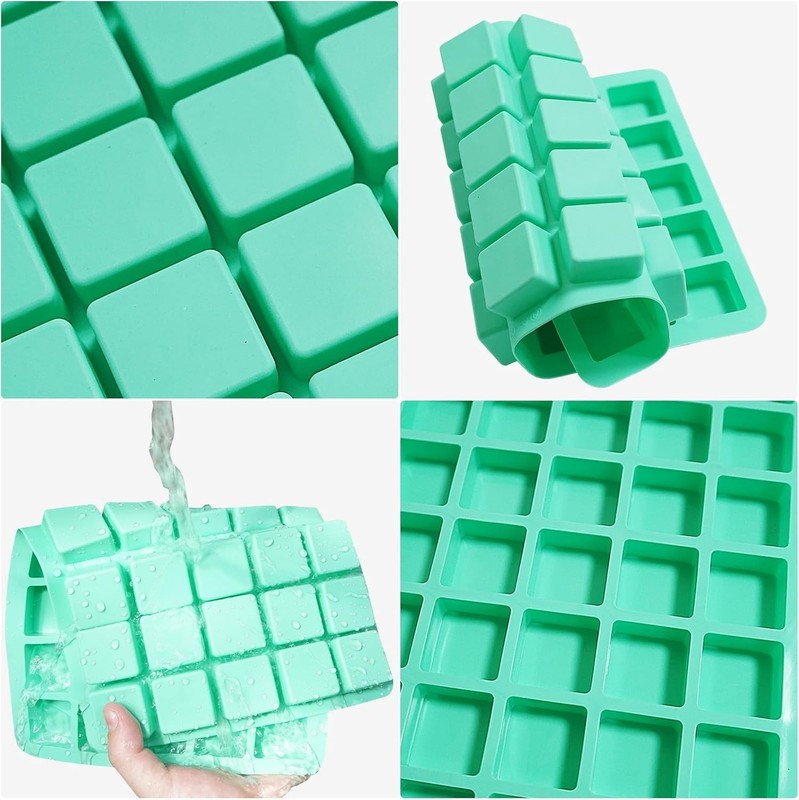 2 Pack Square Chocolate Silicone Mold, 40 Cavity Silicone Caramel Candy Molds gallery