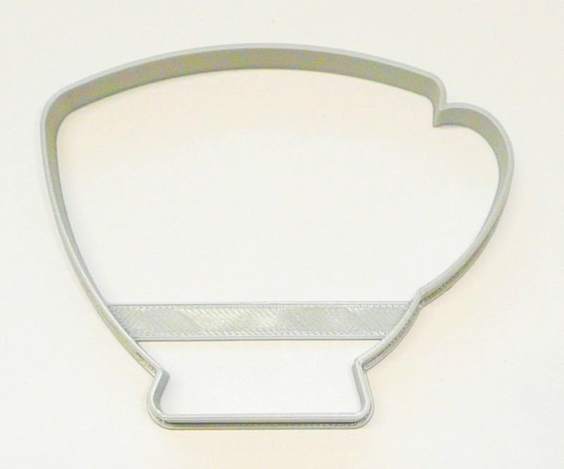 TEACUP TEA CUP OUTLINE WITH HANDLE HOPE SYMBOL SPECIAL COOKIE CUTTER USA PR3416