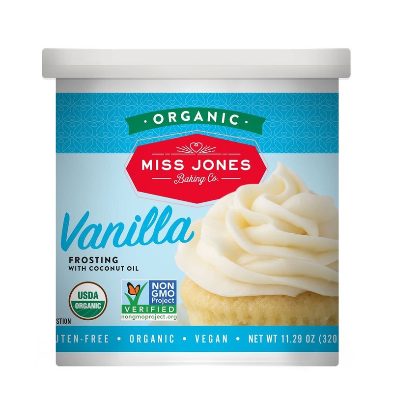 Miss Jones Baking Organic Buttercream Frosting, Perfect for Icing and Decorating