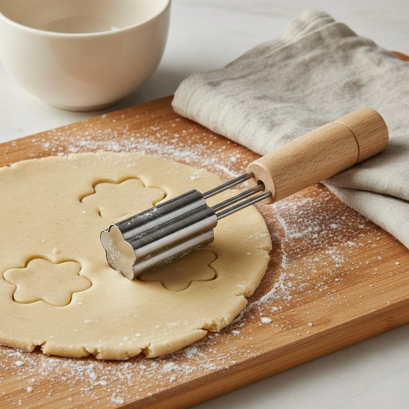 Stainless Steel Cookie Stamp Multifunctional Fruit Shape Easy to Use gallery