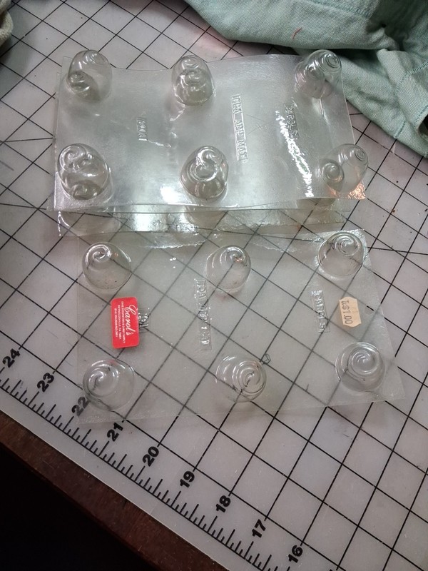 Chocolate Covered Cherry Molds (5) Six Molds Each