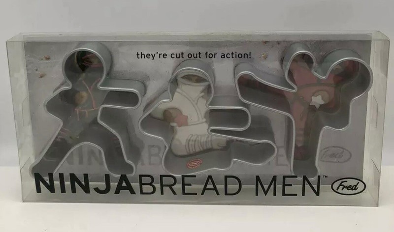 Ninja Bread Man Fred Cookie Cutters