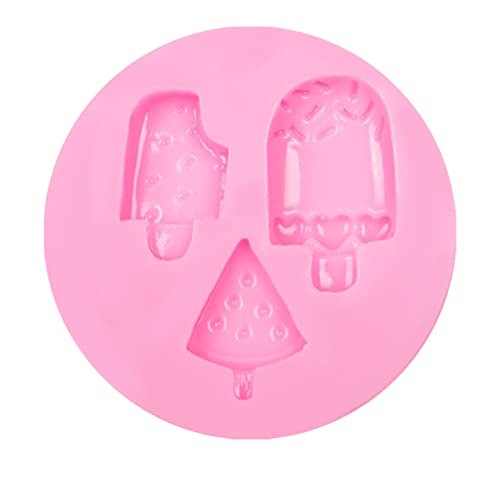 Ice Cream Silicone Molds 3 Pcs, Mini Popsicle Cake Decorating Chocolate gallery