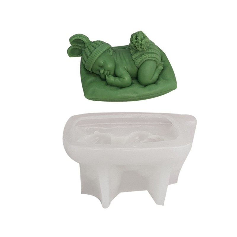 Sleep Baby Silicone Molds For Resin Casting Making Soap Cnady
