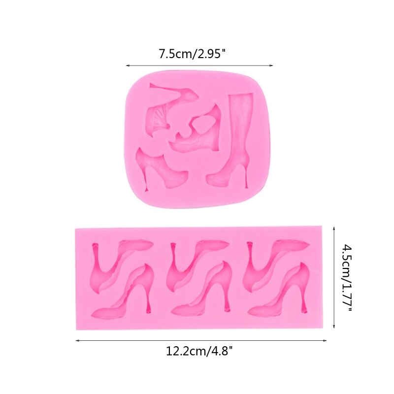 High Heel Shoe Silicone Chocolate 3D Mould Ice Cream Molds Making Gadget gallery