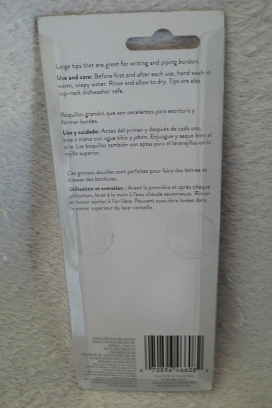 Wilton Cake Decorating Tip Set 4/Pkg Drop Flowers - #10, #12, #21& #32 New gallery