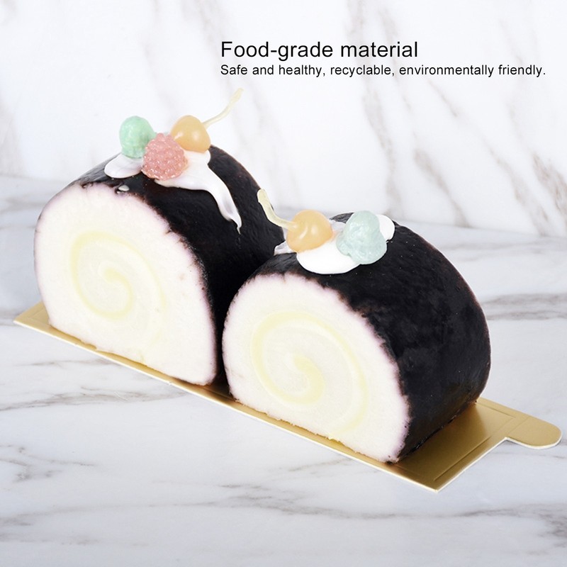 100PCS Rectangle Mousse Cake Boards Cupcake Base Dessert Display Tray Cardboard gallery