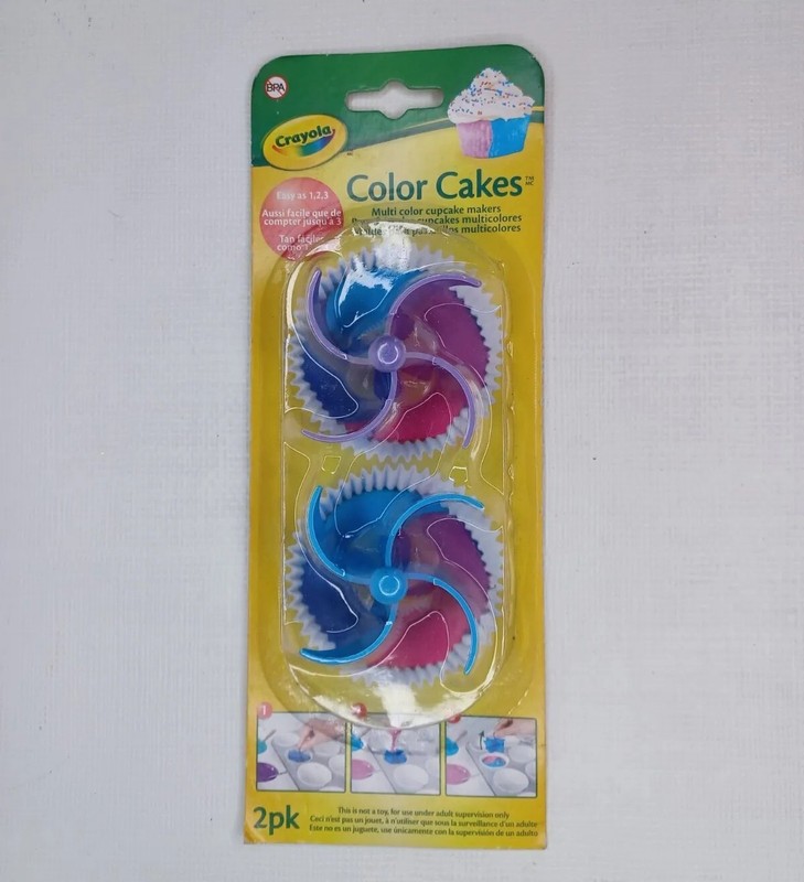 Crayola Color Cakes Multicolor Cupcake Makers For Swirl Cupcakes gallery