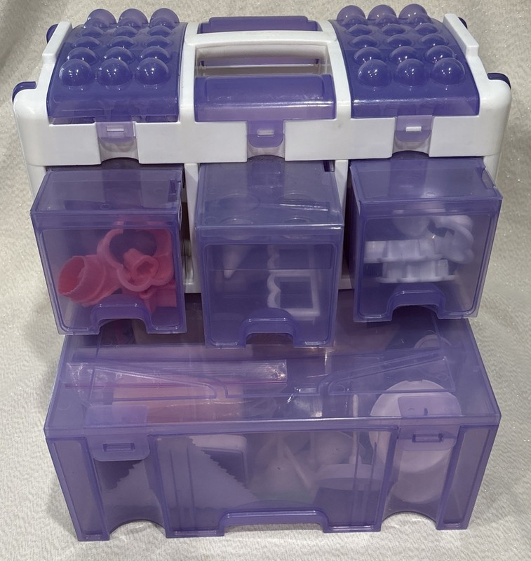 Wilton Ultimate Cake Decorating Set Tool Kit Caddy Storage w/ Accessories Purple gallery