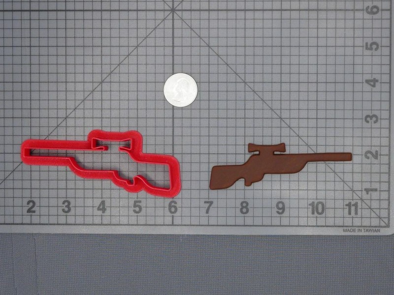 Rifle Gun 266-F825 Cookie Cutter Silhouette