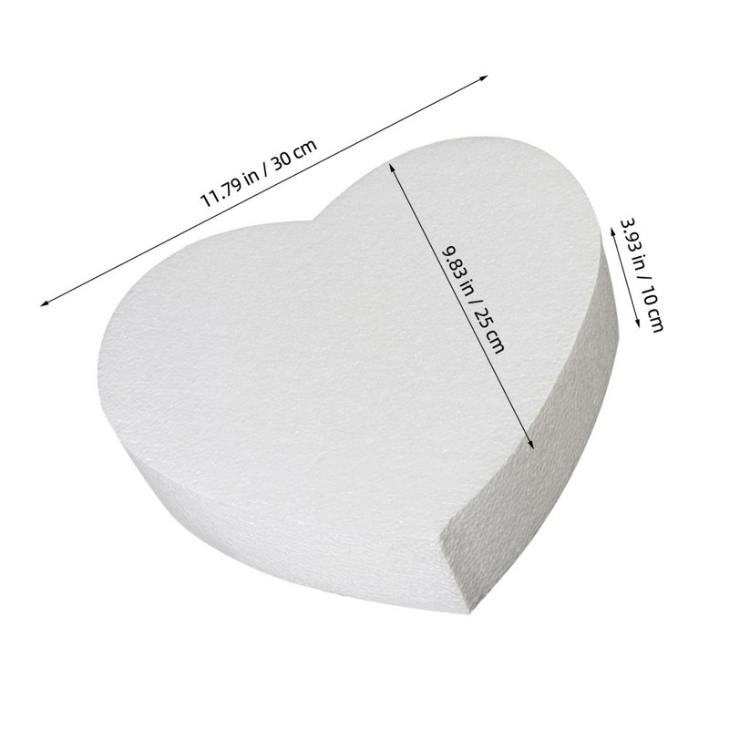 Valentine's Day Cake Mold Fake Display Model Foam Decorating Centerpiece Dummy gallery