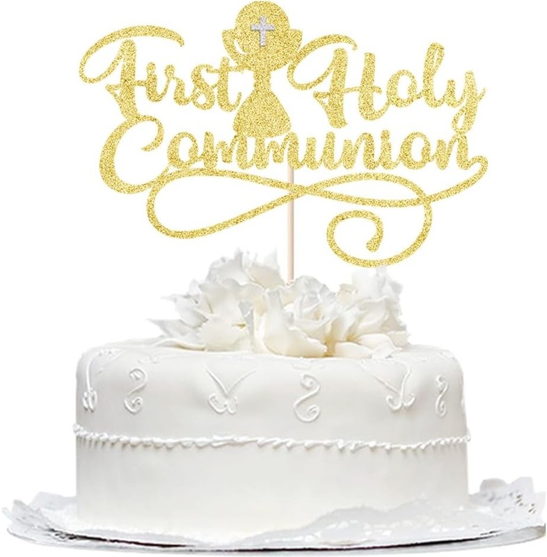 First Communion Cake Topper,God Bless,First Holy Communion Decoration,Featured gallery