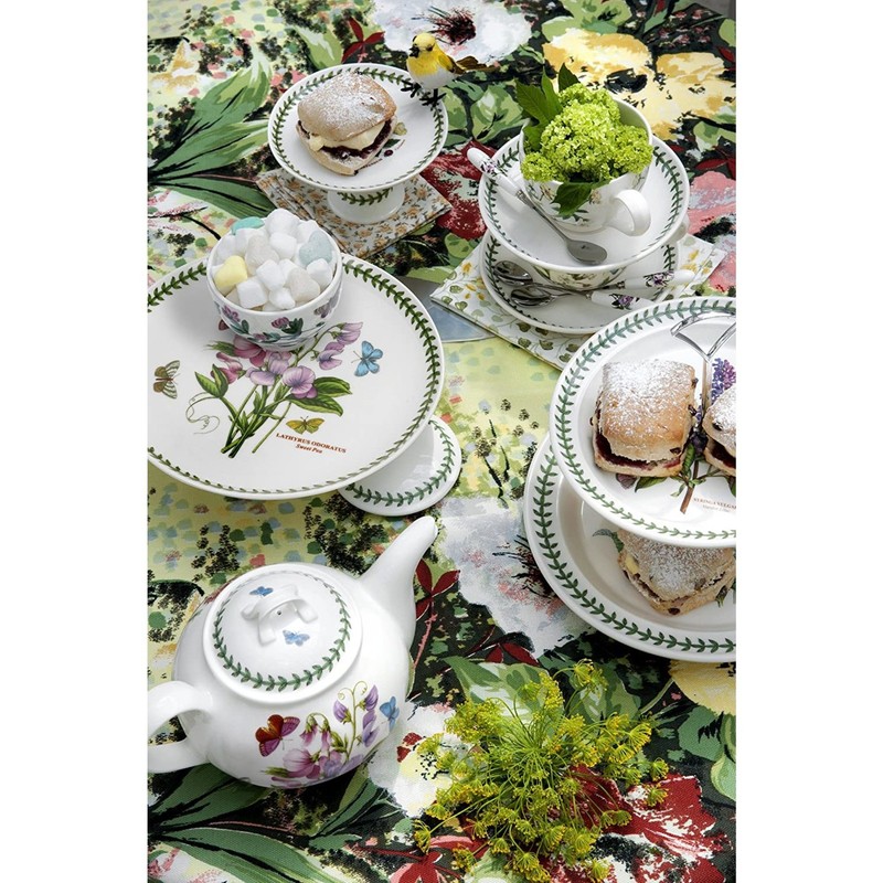 Portmeirion Botanic Garden Footed Cake Plate With Server gallery
