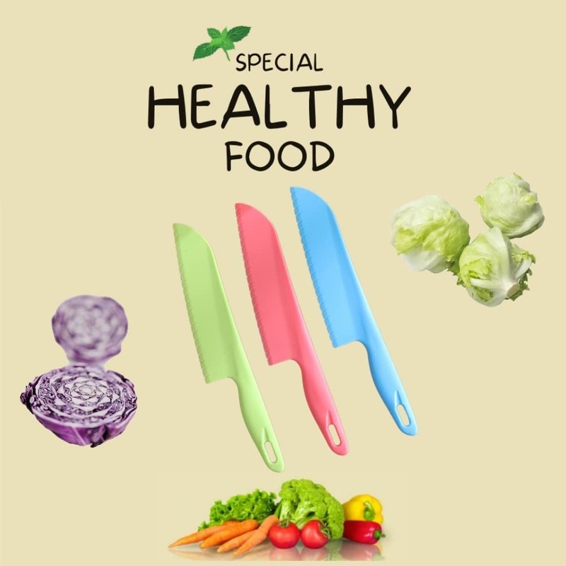 11" Plastic Serrated Knives Set to Cut Salad, Bread, Brownies or Lasagna, Pro... gallery