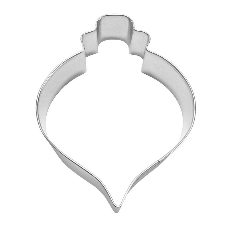 Round Christmas Ornament 4.25” Cookie Cutter Metal