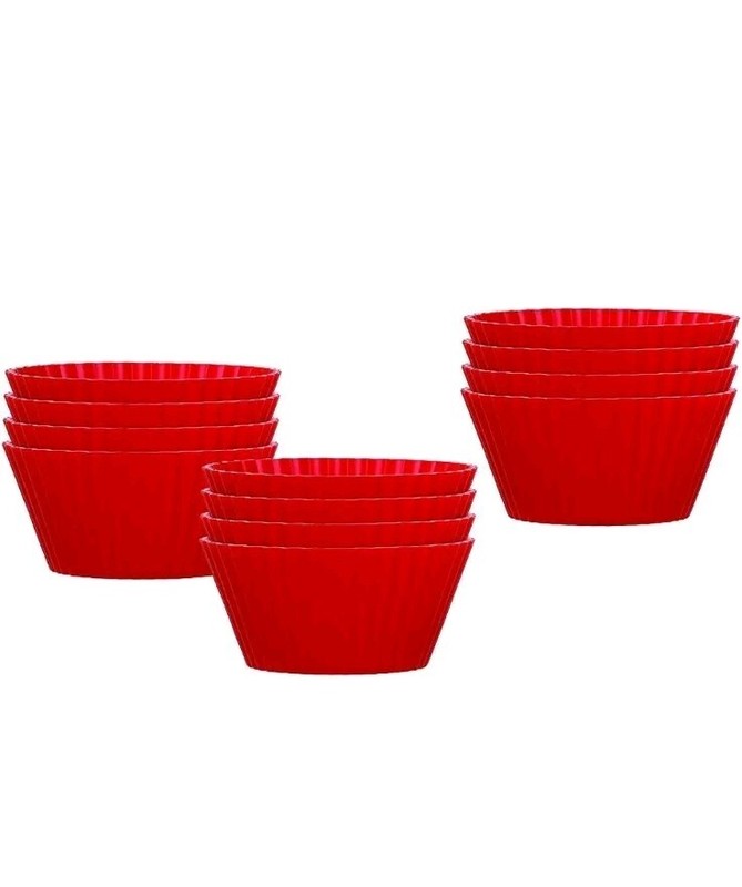 Silicone Baking Cups MRS ANDERSONS Muffins and Cupcakes Standard 2.5-Inch 12 Pc