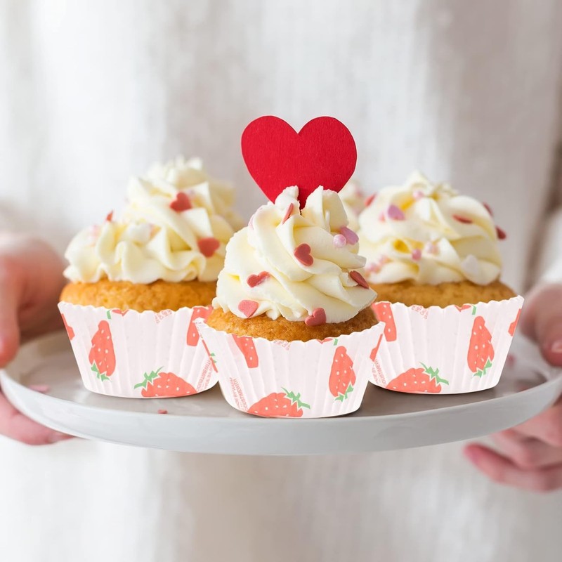 100PCS Muffin Liners,Mini Cupcake Liners for Baking, Truffle Cup Cake Paper Cup gallery