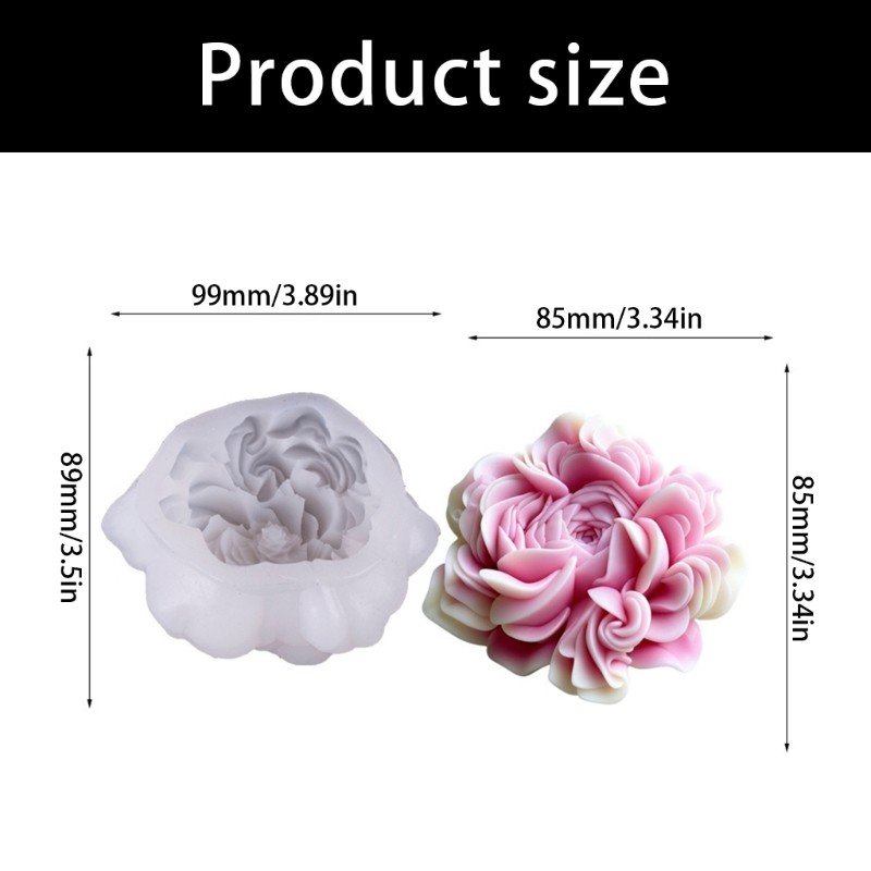 Flower Silicone Mold Cake Chocolate Mold Handmade Soap Mold Flower Fondant Mold gallery