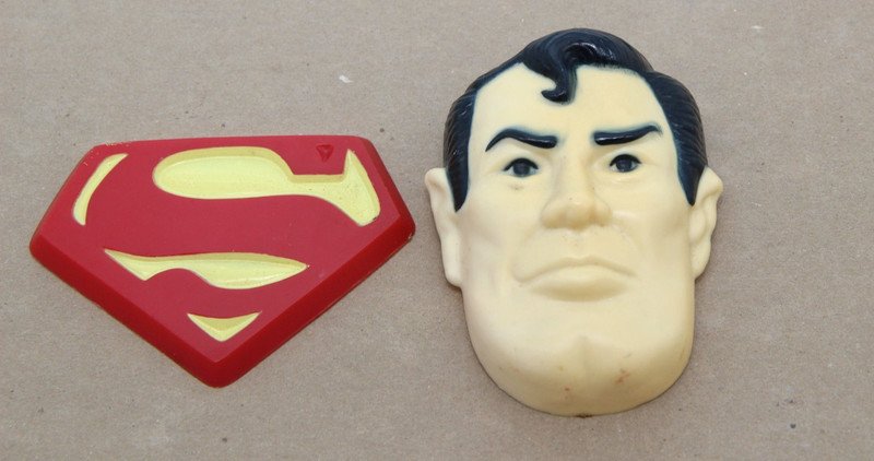 Vintage 1977 Wilton Superhero Cake Toppers Superman Made in Hong Kong