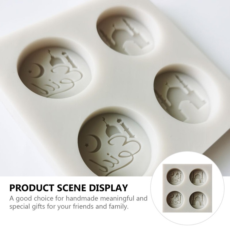 Ramadan Pattern Mold Soap Making Supplies Holiday Chocolate Silicone Muslim New gallery
