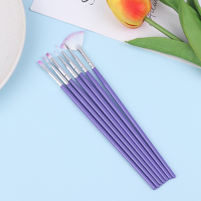 7Pcs Cake Decorating Brushes Cake Painting Brushes DIY Food Paint Brush Tool