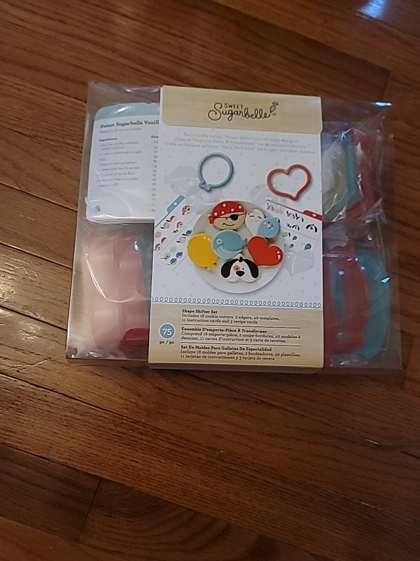 NEW Sweet Sugarbelle Cookie Cutter Set 75/Pkg Shape Shifter Packaged damaged