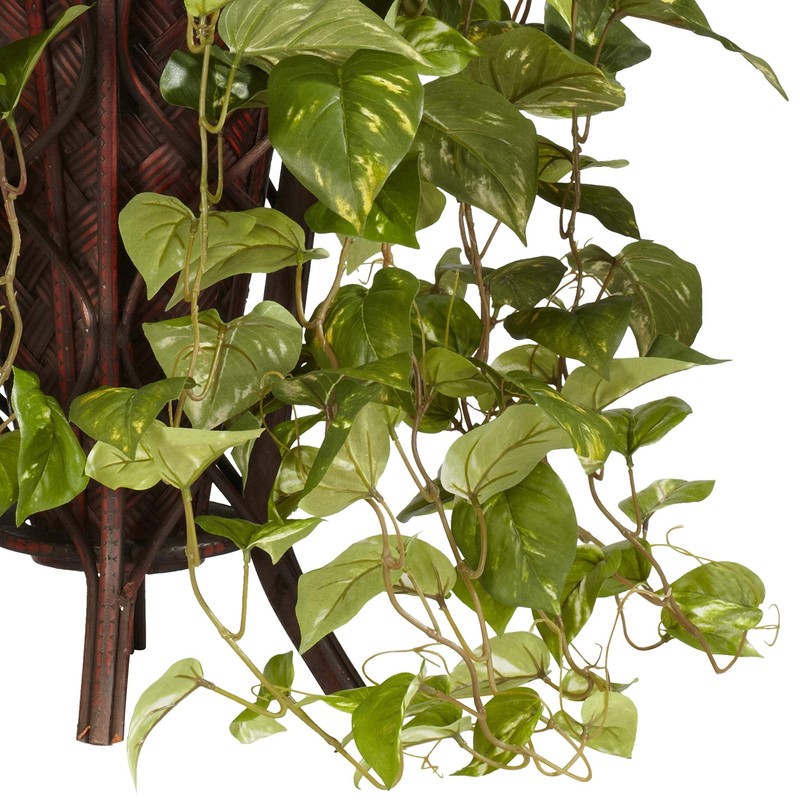 Nearly Natural Vining Mixed Greens Decorative Stand Silk Plant 6674 gallery