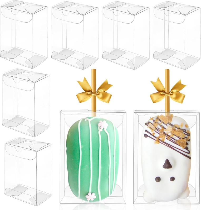 45 Pcs Cakesicle Rice Krispie Treat Boxes 3.5X2.4X1.38 | Elegant Commercial-Grad