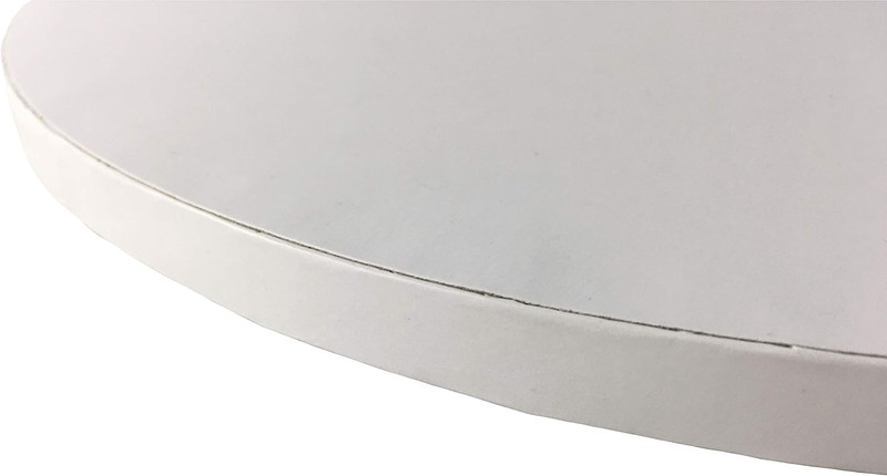 8 Inch Cake Board Drums Round, 6-Pack, White, Sturdy 1/2" Thick for Heavy or Mul gallery