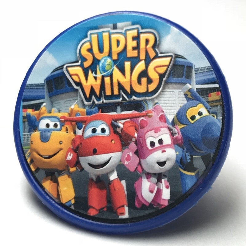 Super Wings Cupcake Toppers Rings Birthday Party Favors - 16 pcs gallery