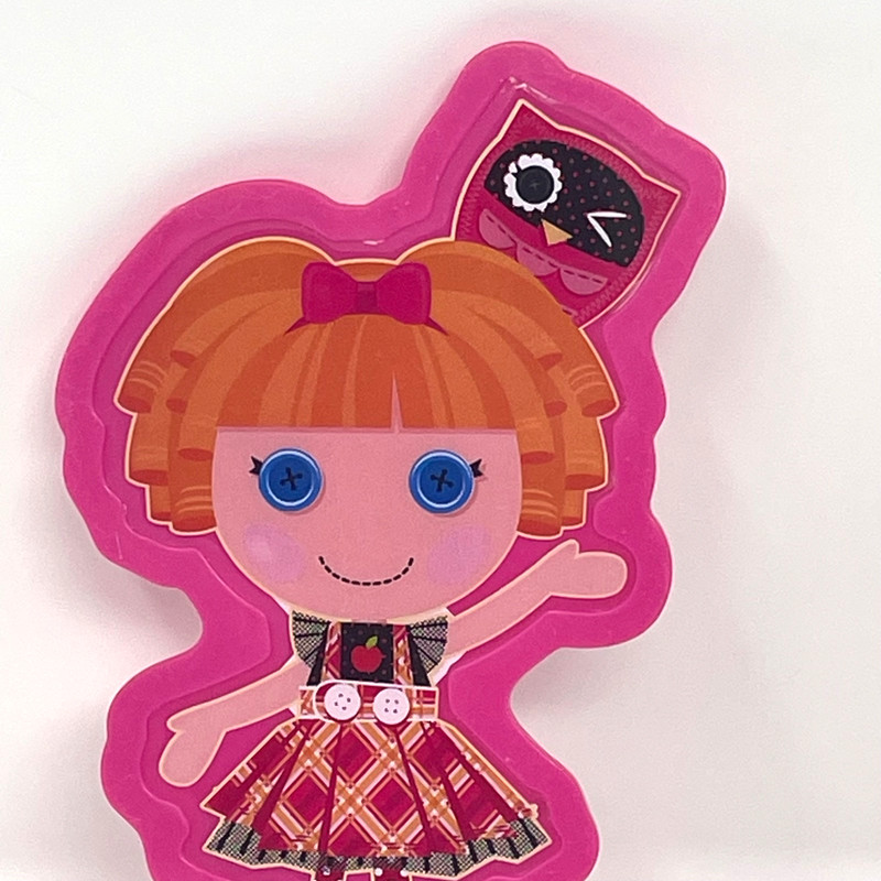 Lalaloopsy Cookie Cutters Set 2 Cake Toppers Pink MGA Sew Cute 6" Y2K Decor Toy gallery
