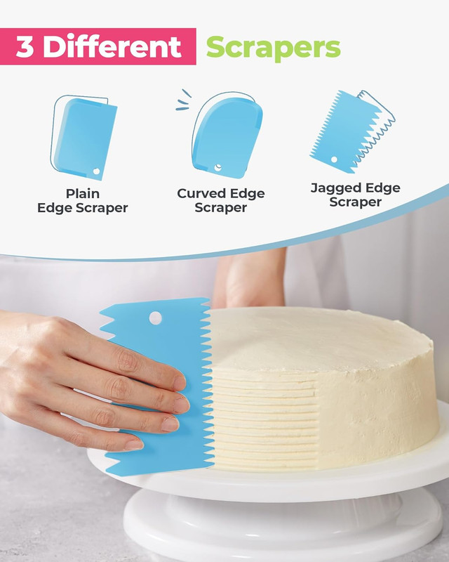 124Pcs Icing Piping Bags and Tips Set, Cake Decorating Kit with 100 anti Burst P gallery