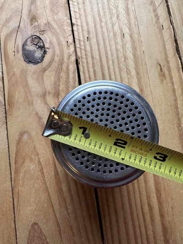 Table Craft Kitchen Tablecraft Shaker & Lid Stainless Powder Sugar Sprinkler gallery