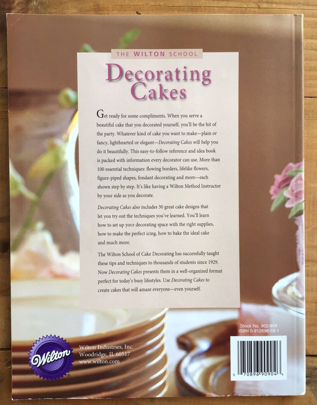 The Wilton School Decorating Cakes – A Reference & Idea Book- VGC GREAT BOOK! gallery