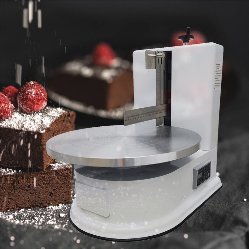 TECHTONGDA 4-16Inch Cake Cream Spreading Coating Smearing Machine 110V New
