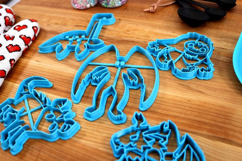 Cryptid Cookie Cutters Set 1 - Sasquatch, Mothman Big Foot, Loch Ness Monster gallery