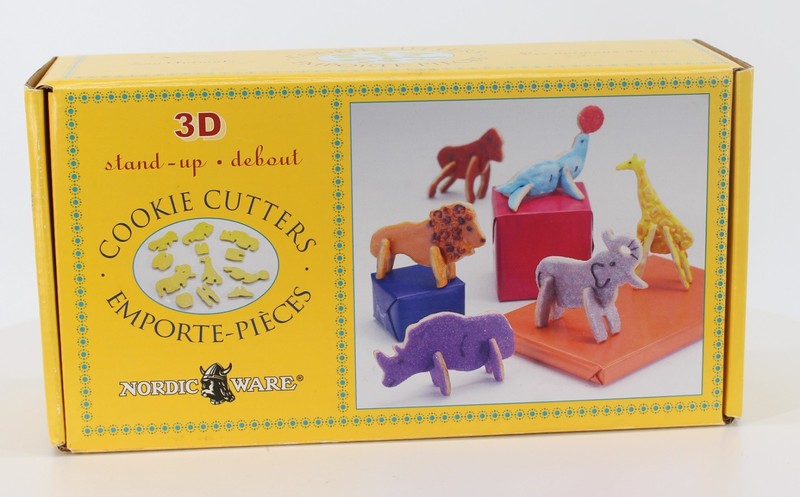 Nordic Ware 3D Cookie Cutters Zoo Circus Jungle Animals Lion Ape Seal Elephant