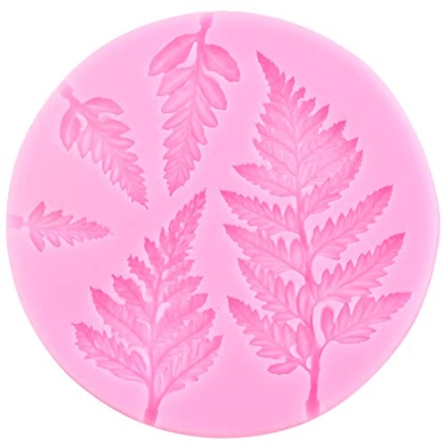 Tree Leaf Silicone Mold Fern Leaves Fondant Molds Fern Mold For Cake Style B gallery