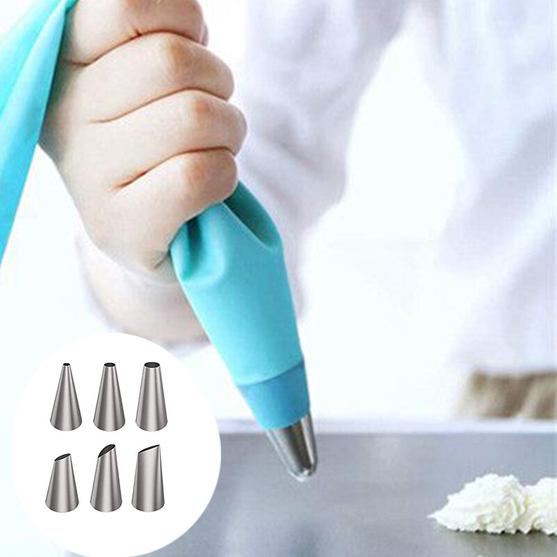 Cake Decor Tools Nozzle Silicone 14pcs Icing Tools Icing Piping Bag Set Cream