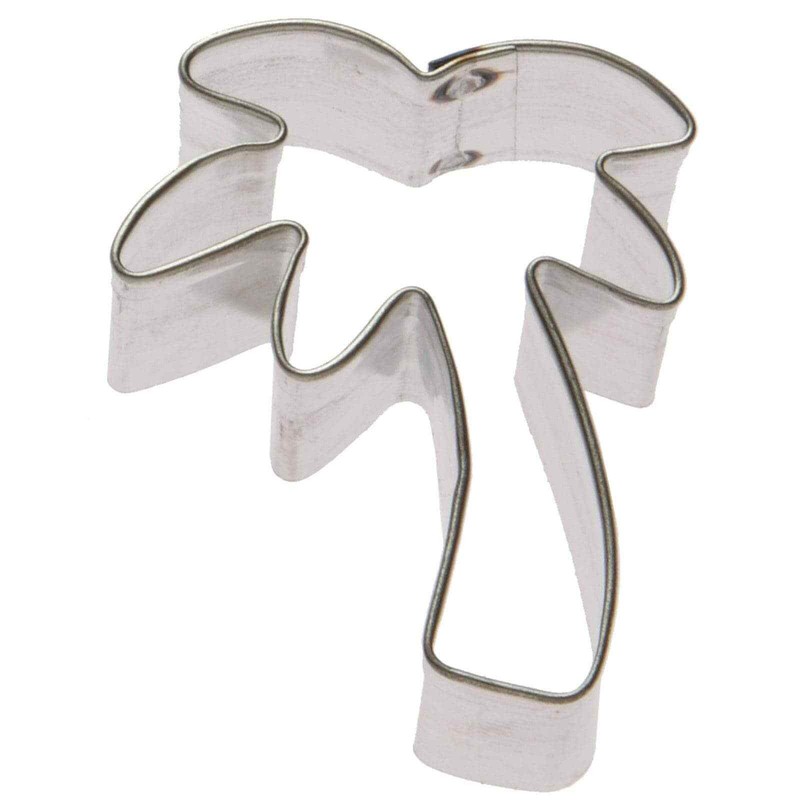 Mini Palm Tree 1 5/8” Cookie Cutter Metal