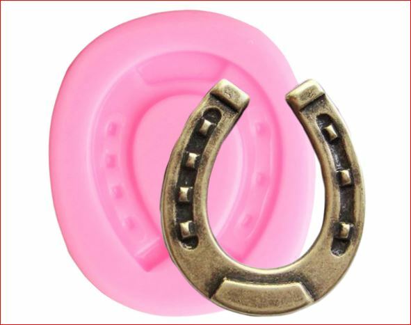 Horseshoe Silicone Mold 1.5″ x 1.25″ Small Fondant Chocolate Resin Candy Sugar