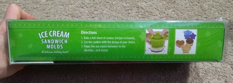 Tovolo Set of (3) Ice Cream Sandwich/Cookie Molds--Heart/Star Fun Shapes/Colors gallery