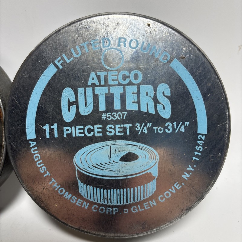 2 Ateco Biscuit Cookie Cutter Sets #5307 & #7806 Baking Tools gallery