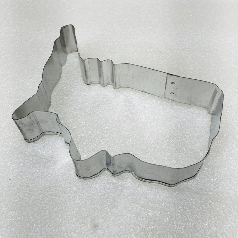 United States of America 4" Metal Cookie Cutter USA Country Shape Map Outline gallery