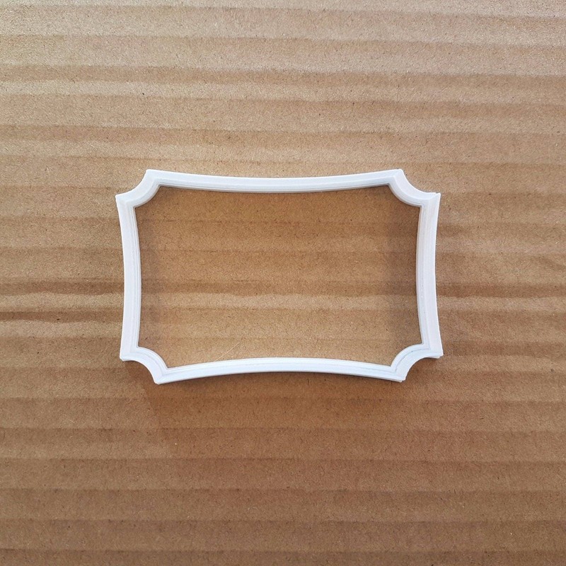 Plaque Frame Tablet Mirror Shape Cookie Cutter Dough Biscuit Pastry Stencil gallery