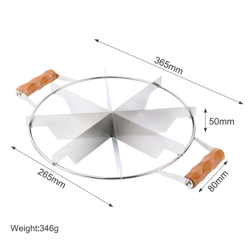 SOTECH Multi-Blade Pastry Pizza Cutter (6/10 Cuts) Perfect Portion Slicer Tool gallery