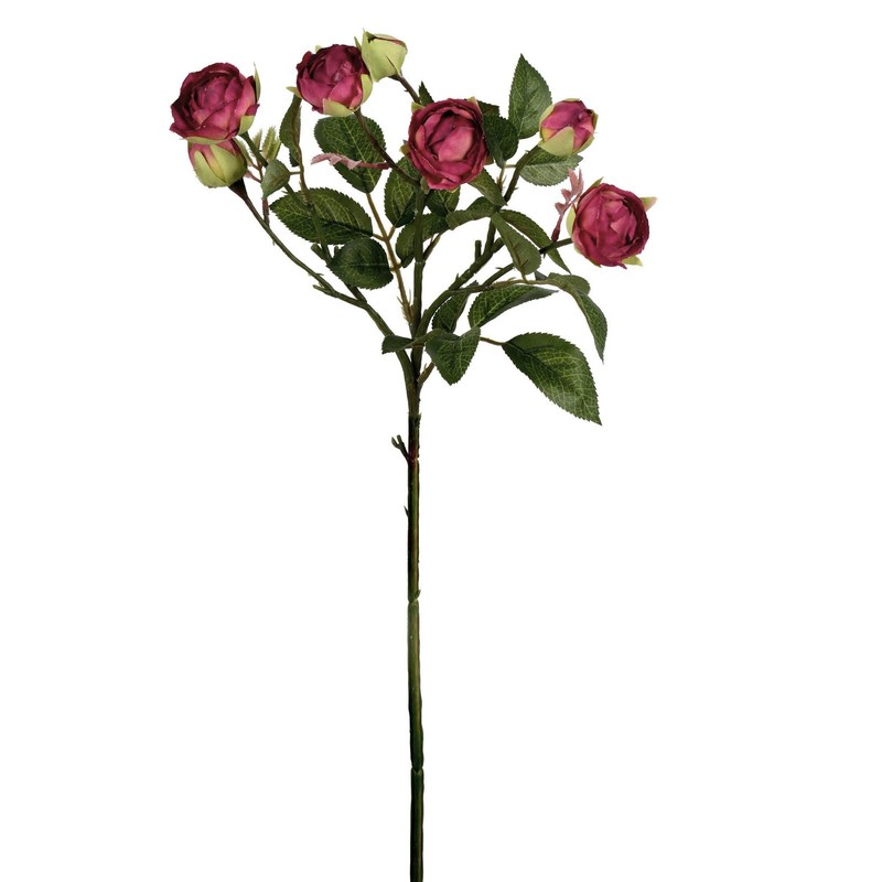 Vickerman 20.5 Artificial Tea Rose Spray. Includes 3 Sprays Per Pack. Fd190966