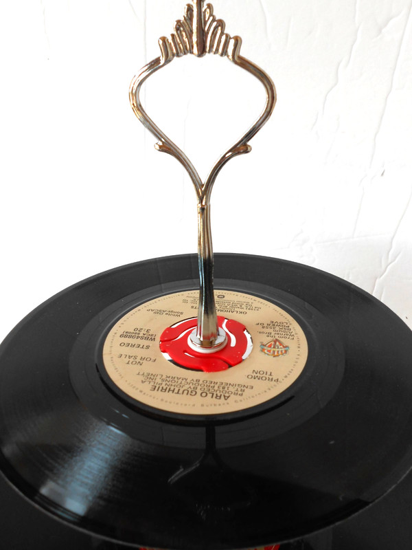 Vinyl Record Cupcake Stand-Lot# 28 gallery