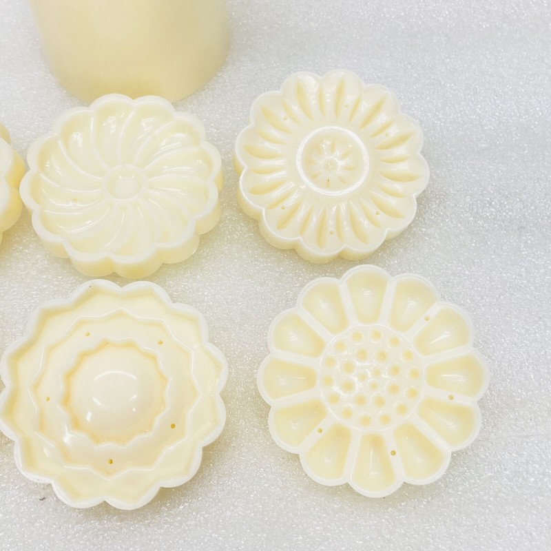NEW‼ 6-Pcs Flower Shape Moon Cake Cookie Mold Bath Bomb Hand Press •🇺🇸 Seller‼ gallery