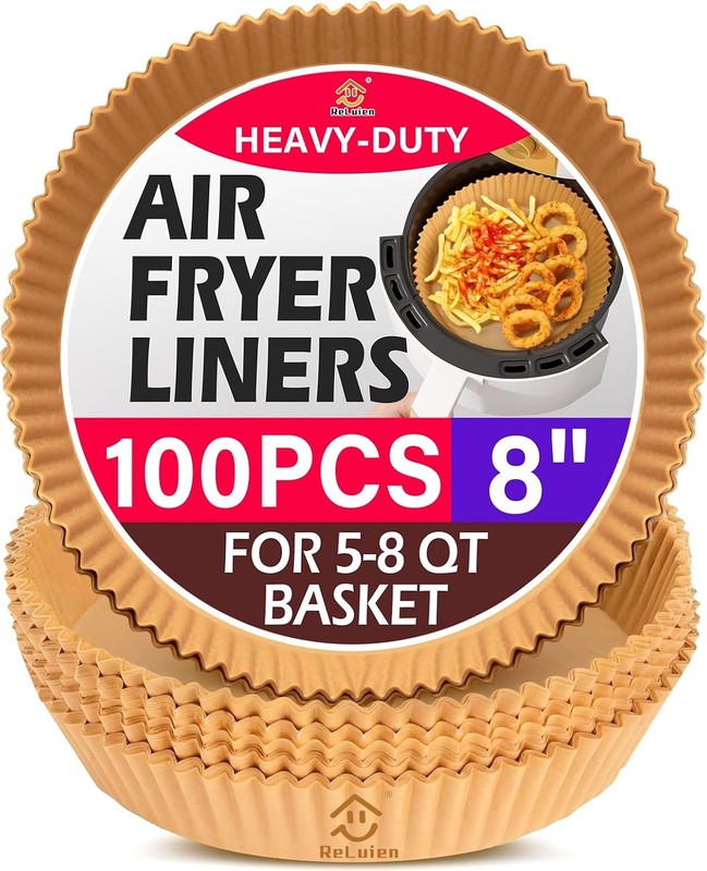 Air Fryer Paper Liners Non Stick Disposable Parchment Liners Round for Baking